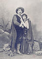 Maurice Renaud et Charlotte Wyns dans Amica de Pietro Mascagni (Arènes de Nîmes, 1905)