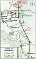 Map of the battle of Churubusco