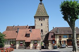 Porte Haute (Upper Gate) in Bergheim