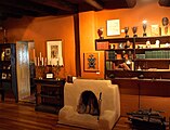 Library in Blumenschein Home, 2010