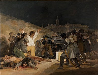 The Third of May 1808, by Francisco Goya (edited by Papa Lima Whiskey 2)