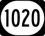 Kentucky Route 1020 marker