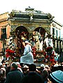 Il fercolo argenteo di San Sebastiano - Acireale (CT)