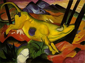 Keltainen lehmä, 1911, Solomon R. Guggenheim -museo.