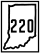 State Road 220 marker
