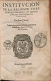 Institutio christianae religionis, 1597