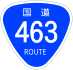 National Route 463 shield