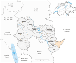 Arni-Islisberg – Mappa