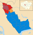 Kensington and Chelsea 2010 results map