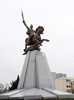 Памятник Кёроглы в Баку, 2012