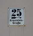 Hausnummer Kreuzsteinstraße