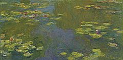 Le Bassin Aux Nymphéas, 1919. Monet's late series of water lily paintings are among his best-known works.