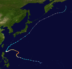 颱風盧碧的路徑圖