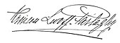 signature de Vilma Lwoff-Parlaghy