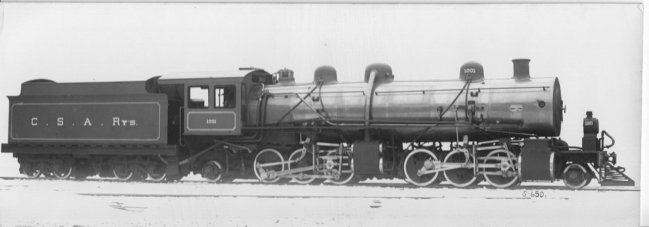 Builder's photo of CSAR no. 1001, c. 1910