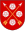 Blason de la province suédoise de Närke, représentant deux flèches et quatre fleurs.