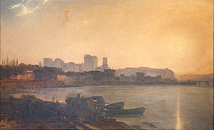 Vue d'Avignon prise du côté nord (1841) Avignon, musée Calvet