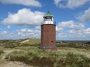 Quermarkenfeuer Rotes Kliff auf Sylt