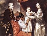 《羅伯特·克萊芙和他的家人及一個印度女僕》（1756年）