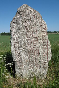 Sö 165, Hedins runsten i Grinda.