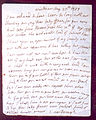 Letter from Sarah, Duchess of Marlborough to Lady Fane, 1737