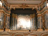 Stage of the Schlosstheater Schwetzingen