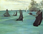 אדואר מאנה, Seascape Calm Weather,‏ 1864–1865