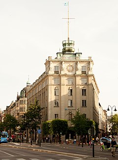 Nordstjernans huvudkontor vid Stureplan i Stockholm.