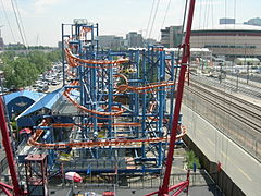 Flying Coaster à Elitch Gardens