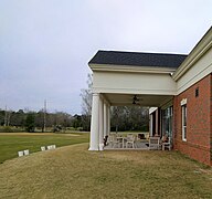 View of the outdoor lounge area