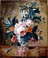 A Delft Vase with Flowers, Francina Margaretha van Huysum