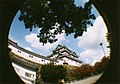 Fisheye-lens photo of Wakayama Castle