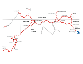 Image illustrative de l’article Western Maryland Railway