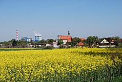 Czarnowąsy monastery and electricity plant