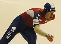 Wouter Olde Heuvel beim Weltcup in Heerenveen 2008