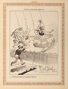 Un dessin du début de la carrière de Charles Kuhn (1923)