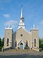 L'église de Sainte-Hélène-de-Kamouraska en juillet.