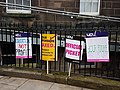 2018 UK higher education strike placards