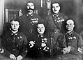 Image 10Five Marshals of the Soviet Union in 1935. Only two of them—Budyonny and Voroshilov—survived the Great Purge. Blyukher, Yegorov and Tukhachevsky were executed. (from History of the Soviet Union)