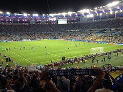 Bosnia players at Maracanã 15 June 2014