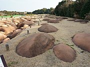 Japanese burial jar cemetery in Yoshinogari