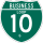 Business Interstate 10-G marker