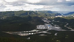 Hydroelectric complex at Romaine-3