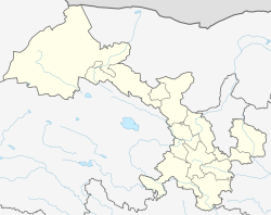 Jonê is located in Gansu