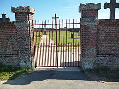 Entrée du cimetière.