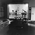Image 6Control room and radio studio of the Finnish broadcasting company Yleisradio (YLE) in the 1930s. (from Radio broadcasting)