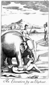 "An Execution by an Eliphant"