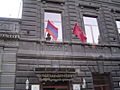 The headquarters of the Dashnak party in Yerevan.