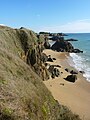 Les falaises près de Porsac'h.