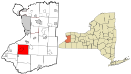 Location in Erie County and New York.